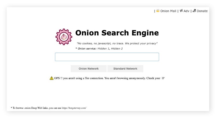 dark web search engines 2025