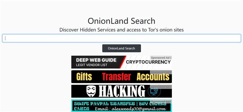 darknet search