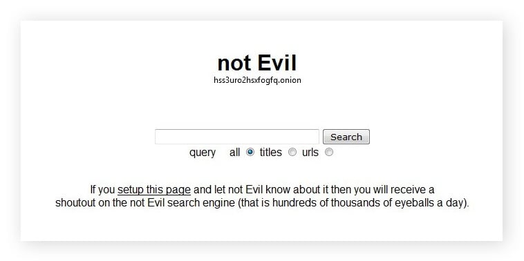 dark web search engines link