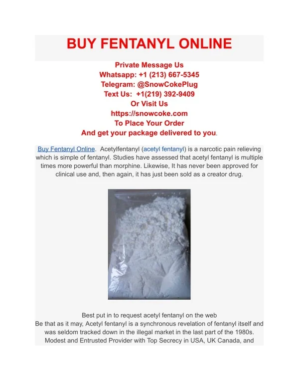 where can you buy fentanyl
